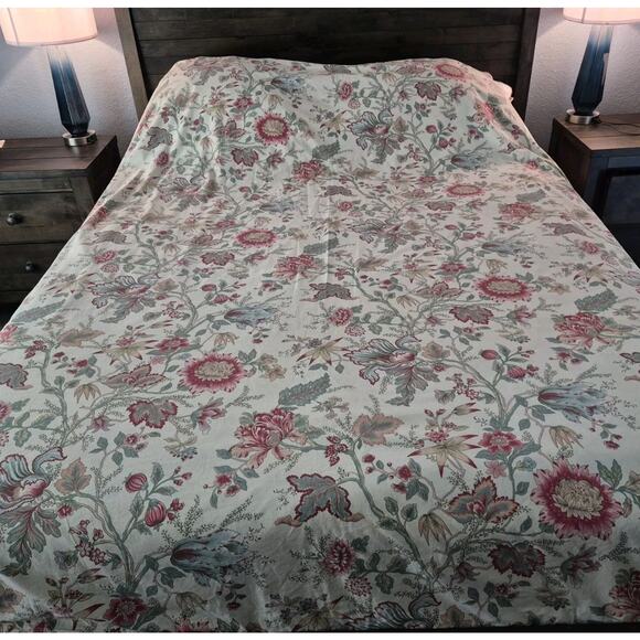 Pottery Barn Marie Palampore Floral 100% Cotton Duvet Cover Full/Queen - Picture 5 of 8